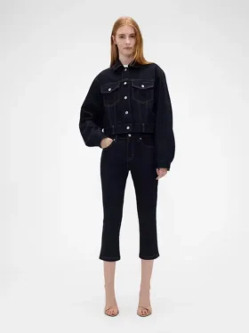 Džíny GAP × Victoria Beckham s nízkým pasem v délce capri