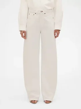 Džíny GAP × Victoria Beckham s vysokým pasem a obloukovým střihem
