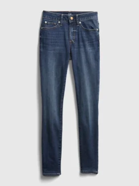 Džíny s středně vysokým pasem, pro plnější postavy, střih True Skinny