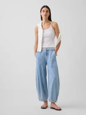 Džíny s středně vysokým pasem Ultrasoft Horseshoe