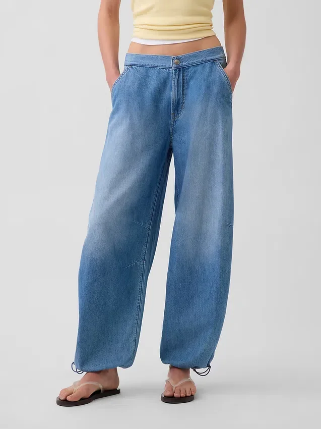 Džíny s středně vysokým pasem Ultrasoft Horseshoe