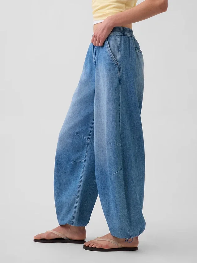 Džíny s středně vysokým pasem Ultrasoft Horseshoe