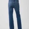 Džíny s středním pasem a volným střihem typu bootcut