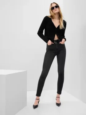 Džíny Sky High Rise True Skinny