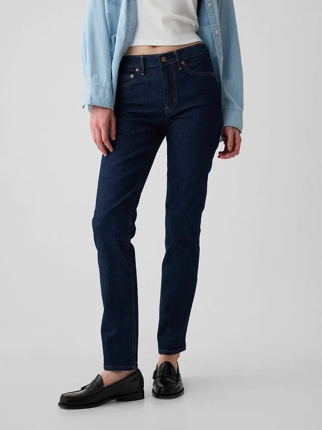 Džíny Vintage Slim se středně vysokým pasem