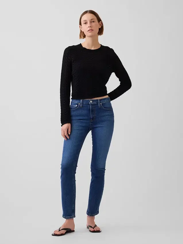 Džíny Vintage Slim se středně vysokým pasem