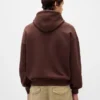 Dospělá mikina s kapucí z extra silného francouzského froté s oversized logem