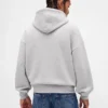 Dospělá mikina s kapucí z extra silného francouzského froté s oversized logem