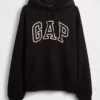 Dospělá mikina s kapucí z extra silného francouzského froté s oversized logem