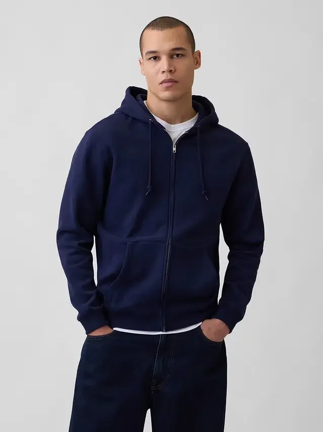Dospělá mikina Vintagesoft Relaxed Zip Hoodie