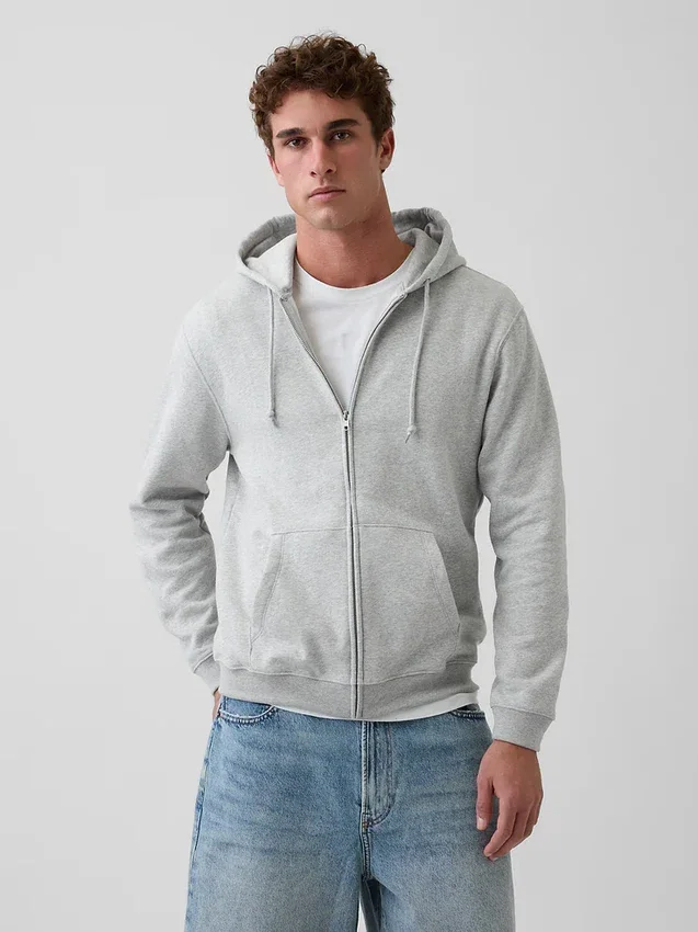Dospělá mikina Vintagesoft Relaxed Zip Hoodie