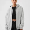 Dospělá mikina Vintagesoft Relaxed Zip Hoodie