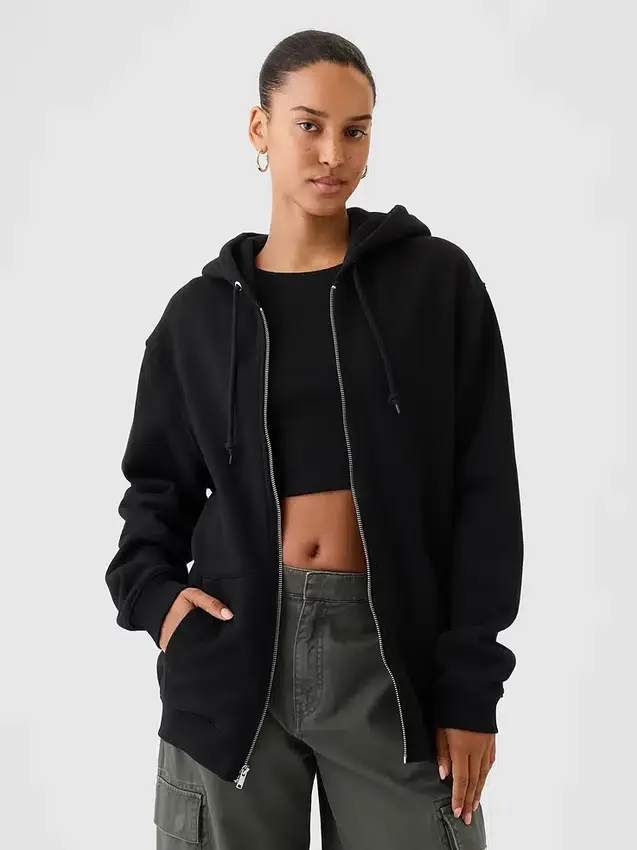 Dospělá mikina Vintagesoft Relaxed Zip Hoodie