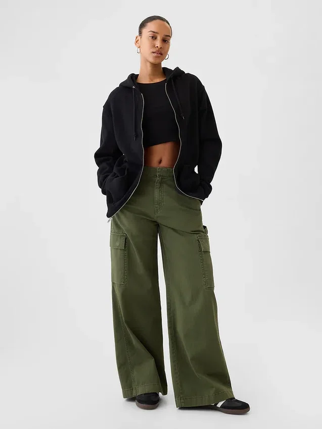 Dospělá mikina Vintagesoft Relaxed Zip Hoodie