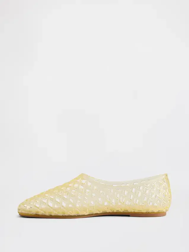 Dětské balerínky z průhledného materiálu