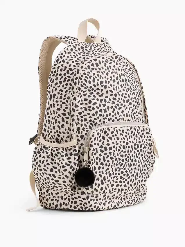 Dětský batoh s leopardím vzorem