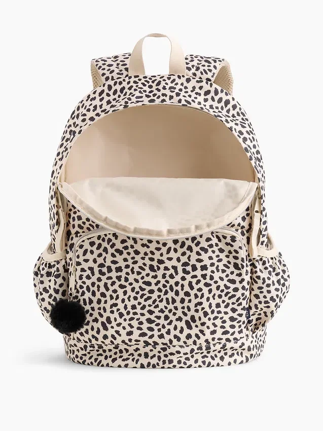 Dětský batoh s leopardím vzorem