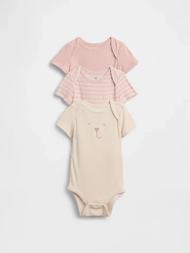 Dětské body Baby First Favorites (balení po 3 kusech)