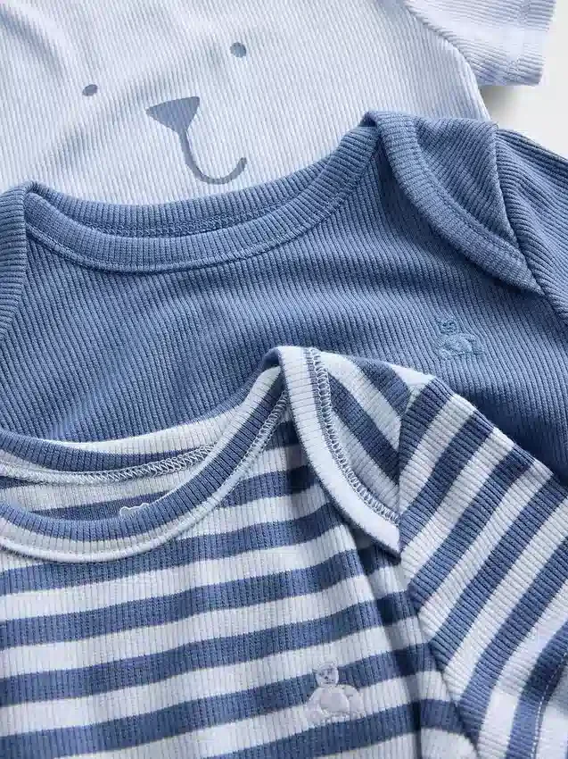 Dětské body Baby First Favorites (balení po 3 kusech)