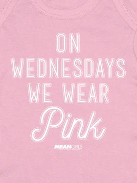 Dětské body „Mean Girls on Wednesdays We Wear Pink“