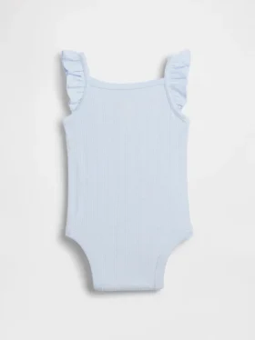 Dětské body s žebrovaným úpletem