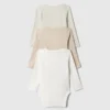 Dětské body Tiny Rib z řady Baby First Favorites (balení po 3 kusech)