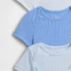 Dětské body Tiny Rib z řady Baby First Favorites (balení po 3 kusech)