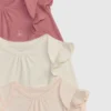 Dětské body Tiny Rib z řady Baby First Favorites (balení po 3 kusech)