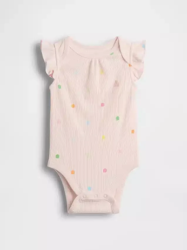 Dětské body Tinyrib s puntíky z řady Baby First Favorites