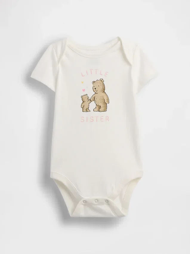 Dětské body z organické bavlny Baby First Favorites