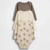 Dětské body z organické bavlny Baby First Favorites (balení po 3 kusech)