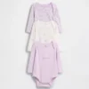 Dětské body z organické bavlny Baby First Favorites (balení po 3 kusech)