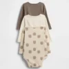 Dětské body z organické bavlny Baby First Favorites (balení po 3 kusech)