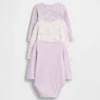 Dětské body z organické bavlny Baby First Favorites (balení po 3 kusech)