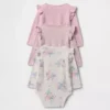 Dětské body z organické bavlny Baby First Favorites (balení po 3 kusech)