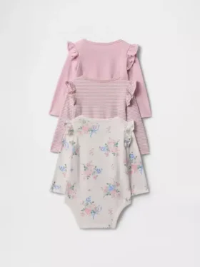 Dětské body z organické bavlny Baby First Favorites (balení po 3 kusech)