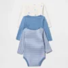 Dětské body z organické bavlny Baby First Favorites (balení po 3 kusech)