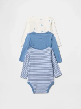 Dětské body z organické bavlny Baby First Favorites (balení po 3 kusech)