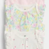Dětské body z organické bavlny Baby First Favorites (balení po 3 kusech)