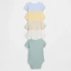 Dětské body z organické bavlny Baby First Favorites (balení po 5 kusech)