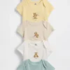 Dětské body z organické bavlny Baby First Favorites (balení po 5 kusech)