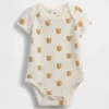 Dětský body z organické bavlny s motivem medvídka Brannana „Baby First Favorites“