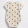 Dětský body z organické bavlny s motivem medvídka Brannana „Baby First Favorites“