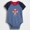 Dětský body z organické bavlny s potiskem – Baby First Favorites