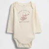 Dětský body z organické bavlny s potiskem – Baby First Favorites