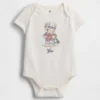 Dětský body z organické bavlny s potiskem – Baby First Favorites