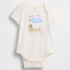 Dětský body z organické bavlny s potiskem – Baby First Favorites