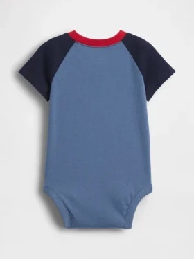 Dětský body z organické bavlny s potiskem – Baby First Favorites