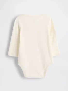 Dětský body z organické bavlny s potiskem – Baby First Favorites