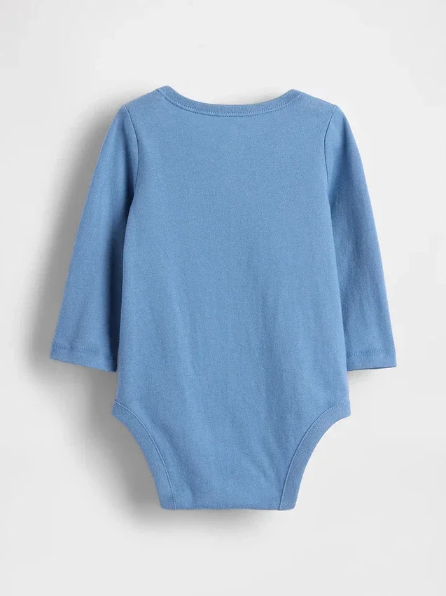 Dětský body z organické bavlny s potiskem – Baby First Favorites